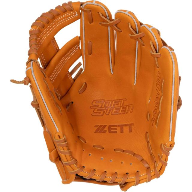 ゼット 野球 一般軟式 右投げ 軟式グローブ オールラウンド用 サイズ4 ZETT BASEBALL ソフトステア M号対応 一般 大人 高校生 中学生 右投 右投用 グラブ 天然皮革製 レザー 軟式野球 ブランド ベースボール 野球用品/BRG352620