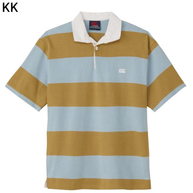 カンタベリー ラガーシャツ 半袖 メンズ レディース canterbury ニュージーランドタイプ ラグビージャージ 無地 ボーダー柄 ユニセックス ポロシャツ ラグビー ラガースタイル 男女兼用 大きいサイズ 服 半そで トップス ブランド アパレル/RSU32628_3
