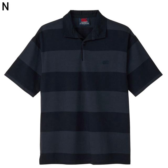 カンタベリー ラガーシャツ 半袖 メンズ レディース canterbury ニュージーランドタイプ ラグビージャージ 無地 ボーダー柄 ユニセックス ポロシャツ ラグビー ラガースタイル 男女兼用 大きいサイズ 服 半そで トップス ブランド アパレル/RSU32628_4