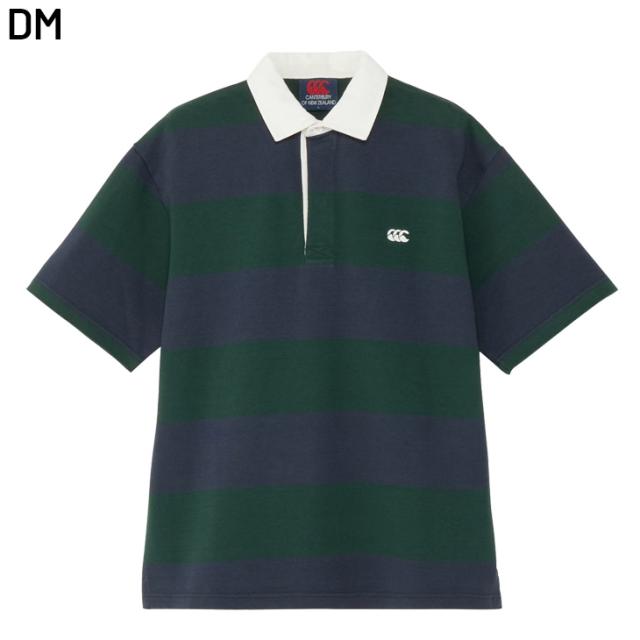 カンタベリー ラガーシャツ 半袖 メンズ レディース canterbury イングランドタイプ ラグビージャージ 無地 ボーダー柄 ユニセックス ポロシャツ ラグビー ラガースタイル 男女兼用 大きいサイズ 服 半そで トップス ブランド アパレル/RSU32629_1