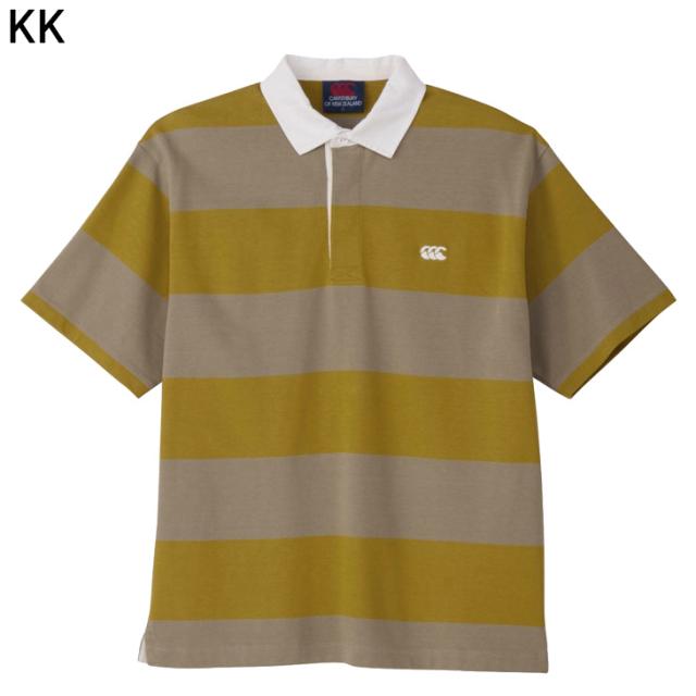 カンタベリー ラガーシャツ 半袖 メンズ レディース canterbury イングランドタイプ ラグビージャージ 無地 ボーダー柄 ユニセックス ポロシャツ ラグビー ラガースタイル 男女兼用 大きいサイズ 服 半そで トップス ブランド アパレル/RSU32629_4