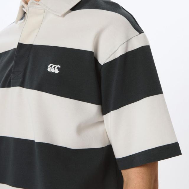 カンタベリー ラガーシャツ 半袖 メンズ レディース canterbury イングランドタイプ ラグビージャージ 無地 ボーダー柄 ユニセックス ポロシャツ ラグビー ラガースタイル 男女兼用 大きいサイズ 服 半そで トップス ブランド アパレル/RSU32629_13