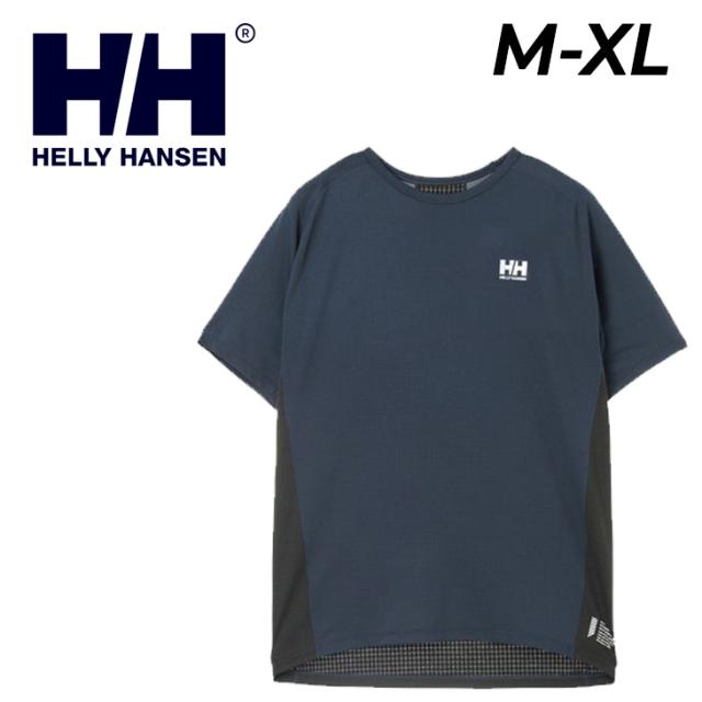 ヘリーハンセン 半袖 ベースレイヤー メンズ インナー HELLYHANSEN S/Sリファハイブリッドグリッドティー 半袖シャツ セーリング マリンスポーツ スポーツウェア 抗菌防臭 速乾 スポーツTシャツ アウトドア ブランド メンズウエア アパレル/HH32601【返品不可】