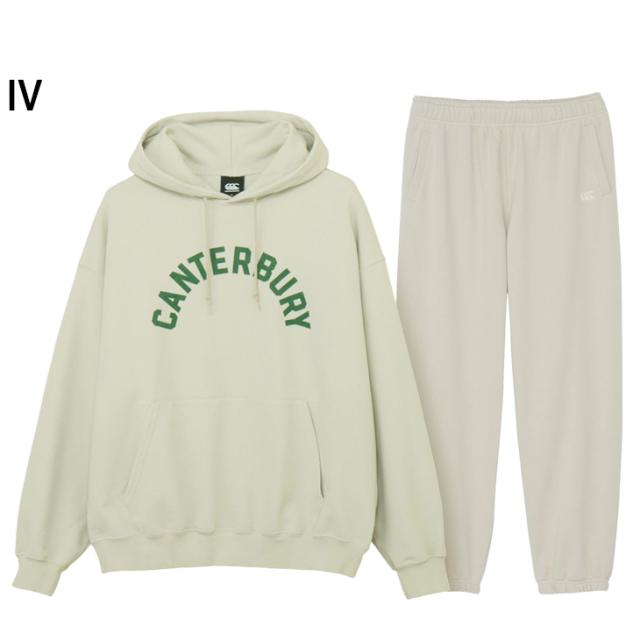カンタベリー スウェット プルオーバーパーカー 上下 メンズ レディース canterbury 長袖フーディー ロングパンツ セットアップ 裏毛 スエット 上下組 ラグビー ラガー  ウェア 大きいサイズ スポーツ ブランド 春夏 アパレル/RSU42606-RSU12607_2