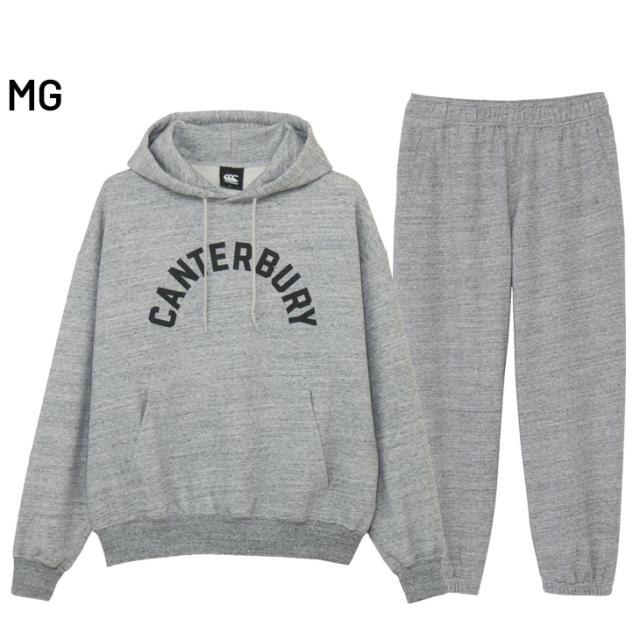 カンタベリー スウェット プルオーバーパーカー 上下 メンズ レディース canterbury 長袖フーディー ロングパンツ セットアップ 裏毛 スエット 上下組 ラグビー ラガー  ウェア 大きいサイズ スポーツ ブランド 春夏 アパレル/RSU42606-RSU12607_4