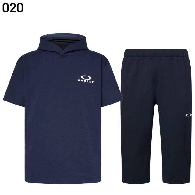 オークリー メンズ 半袖パーカー 7分丈パンツ 上下 OAKLEY Light
