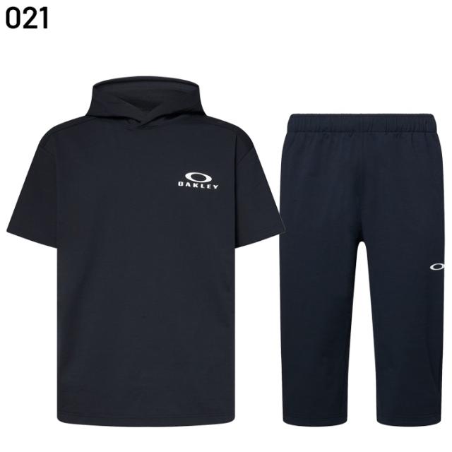 オークリー メンズ 半袖パーカー 7分丈パンツ 上下 OAKLEY Light