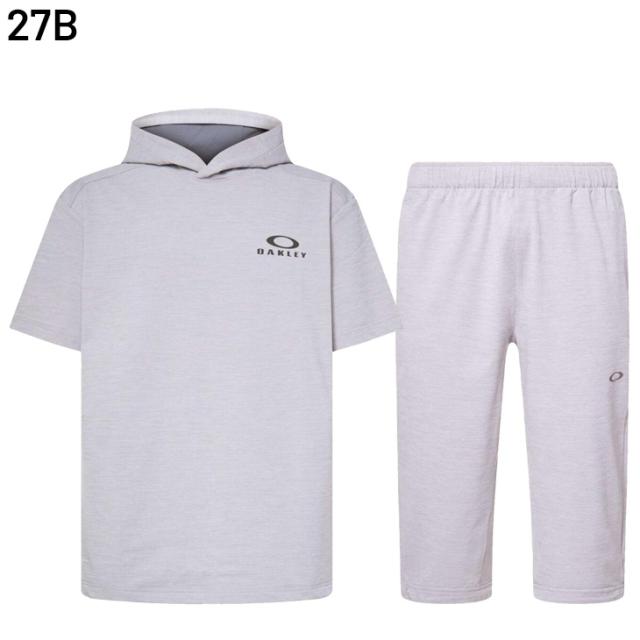オークリー メンズ 半袖パーカー 7分丈パンツ 上下 OAKLEY Light