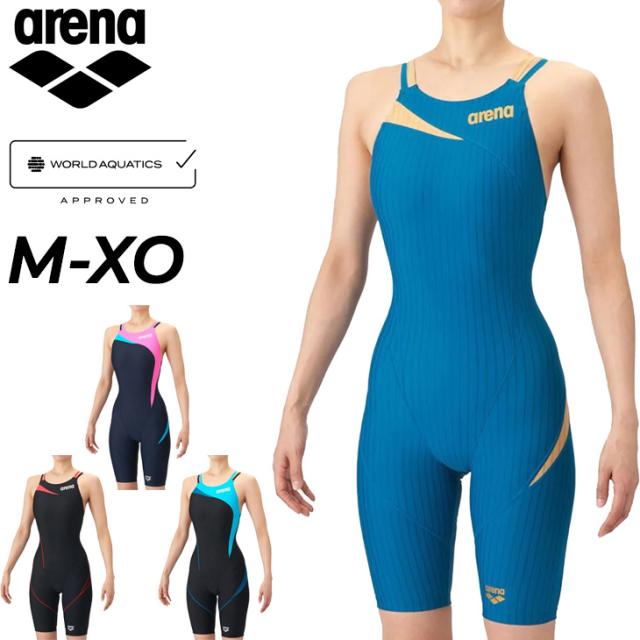 アリーナ WA承認 レディース 競泳水着 公式大会可 arena ダブルストラップ レーシングワンピーススパッツ オープンバック・ハーフレッグ 大人 女性 女子 オールインワン レース用 スイムウェア 競技水着 ブランド AQUA RACING みずぎ/AS6SRC56L【返品不可】