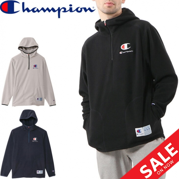 フリース パーカー 長袖 プルオーバー メンズ チャンピオン Champion Cagers スポーツウェア 静電ケア 保温 バスケットボール 男性 秋冬 の通販はau Pay マーケット Apworld