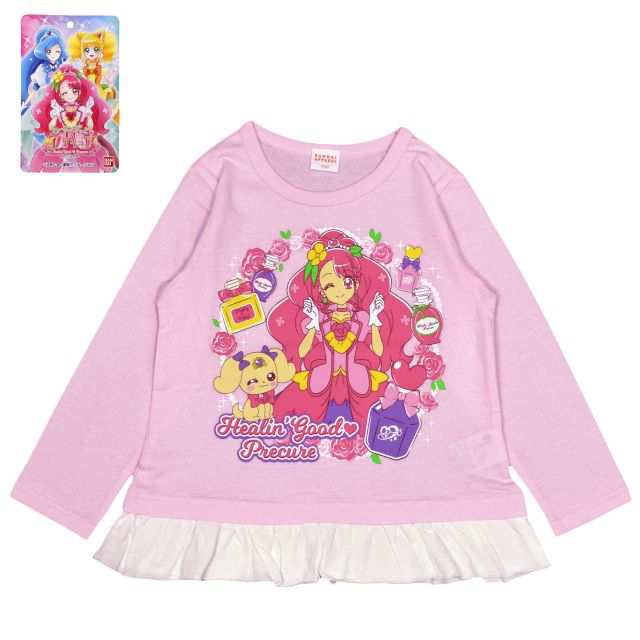 長袖 Tシャツ 女の子 子供 ヒーリングっとプリキュア ピンクの通販はau Pay マーケット アスナロ ファッションマート