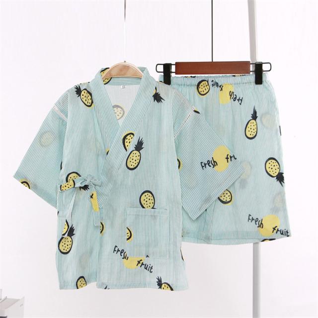 送料無料 子供服 甚平 キッズ 子供服 甚平 男の子 女の子 浴衣 甚平 綿 部屋着 100 140cm 2colorsの通販はau Pay マーケット Ninikids