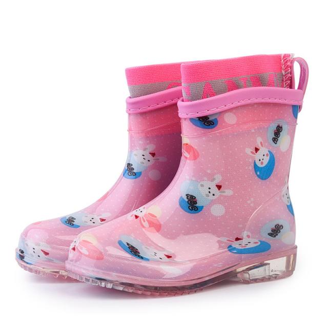 かわいい ウサギ レインボーシューズ 長靴 キッズ レインブーツ ベビー 子供 シンプル 軽量 防水 防臭 13 22cmの通販はau Pay マーケット Ninikids