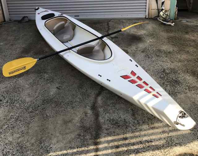 C2789YO 値下げ！二人乗り カヤック Q-KAYAKS SPRITE2 【直接引取り限定：神奈川県横浜市】