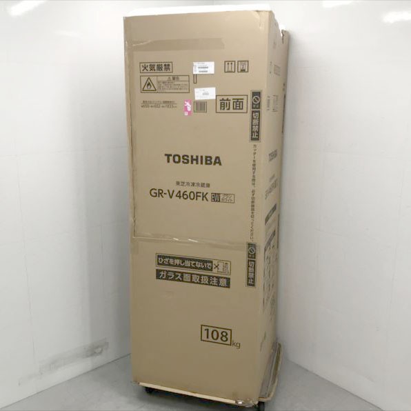 D1663YO ■1015【未使用品】冷凍冷蔵庫 462L フレンチドア 6ドア 東芝 GR-V460FK(EW) 24年製 野菜室がまんなか