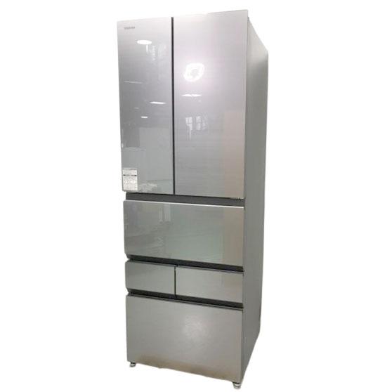 D8345YO ■0920【美品】冷凍冷蔵庫 508L フレンチドア 6ドア 東芝 GR-W510FZ(ZH) 25年製