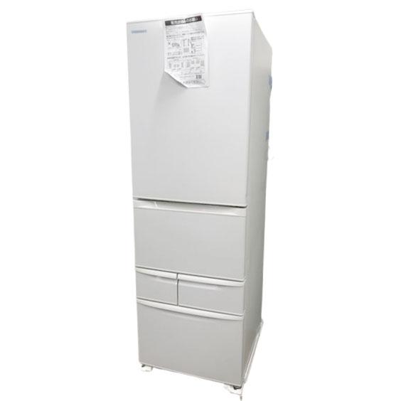 D9478YO ■1110【未使用・B品】冷凍冷蔵庫 411L 右開き 5ドア 東芝 GR-W41GK(WU) 25年製 野菜室がまんなか