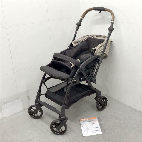 E0628YO ◆0520_13凹【美品】ベビーカー A型 両対面 コンビ 119353 ホワイトレーベル スゴカルS エッグショック JA【中古】