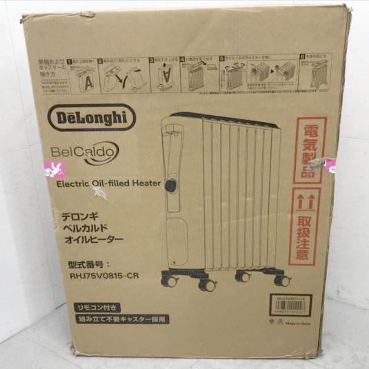 E0961YO ◆0410_7凹【アウトレット・B品】オイルヒーター ベルカルド デロンギ RHJ75V0815-CR  電気ヒーター家電 暖房器具_1