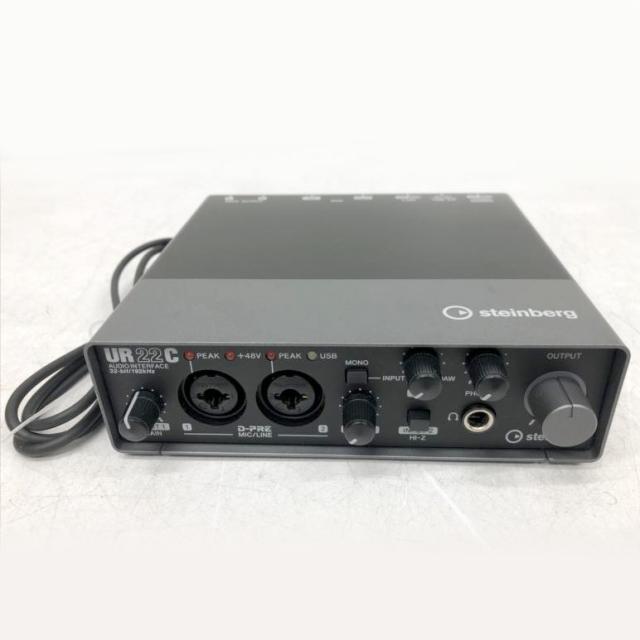 E1017YO ◆0430_8凹【美品】オーディオインターフェイス STEINBERG UR22C 32bit/192kHz USB3.0音響機器