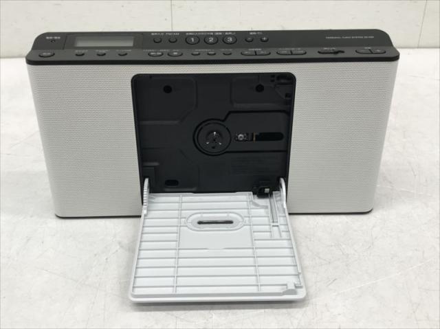 E2335YO ◆0430_4凹【美品】CDラジオ FM/AM/ワイドFM対応 ソニー ZS-E80 W 20年製 ラジカセ家電 AV機器_6