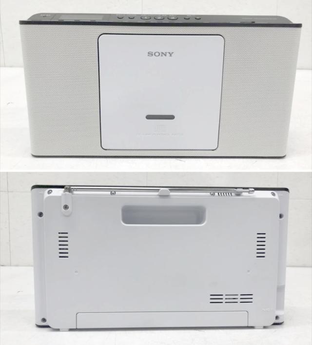 E2335YO ◆0430_4凹【美品】CDラジオ FM/AM/ワイドFM対応 ソニー ZS-E80 W 20年製 ラジカセ家電 AV機器_3