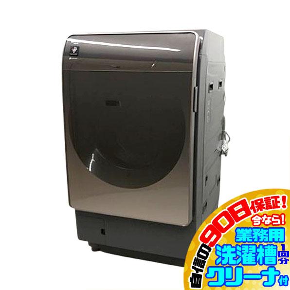 極美品】SHARP ES-PT10G-T プラズマクラスター搭載 縦型 洗濯乾燥機