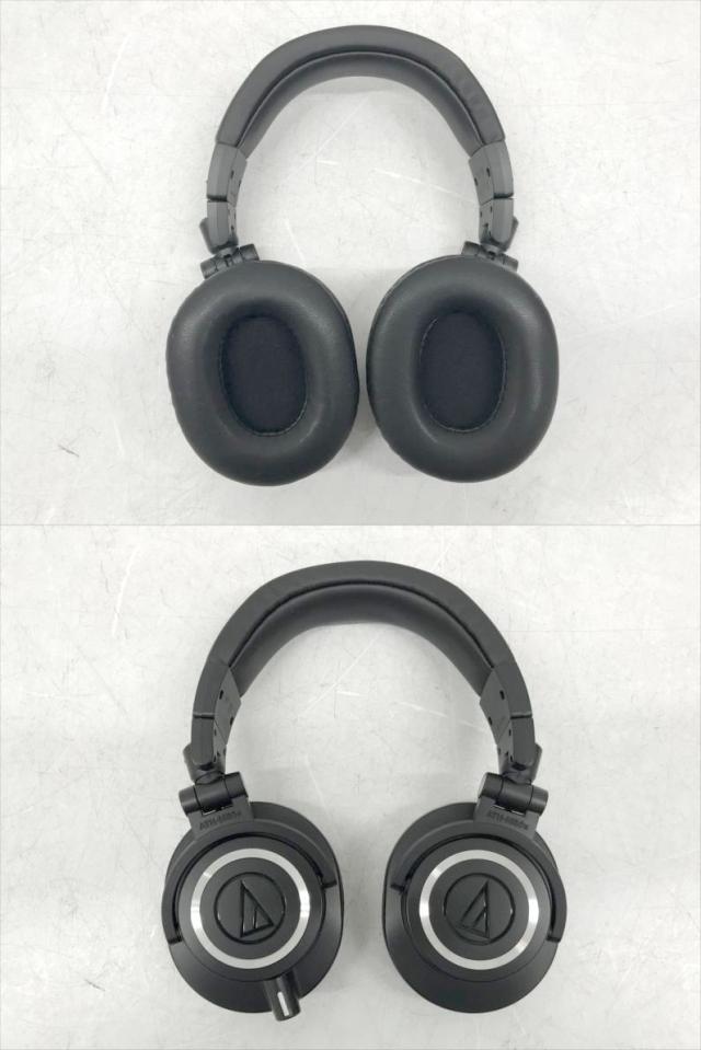E2677YO ◆0430_4凹【美品】プロフェッショナル モニターヘッドホン オーディオテクニカ ATH-M50x 有線 PA機器AV機器_4