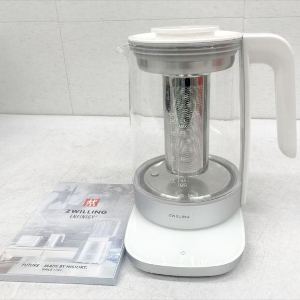 E3436YO ◆0430_3凹【美品】エンフィニジー ヨーロピアンティーケトル 1.7L ツヴィリング 53103-800 電気ケトル家電