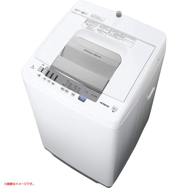 E3530YO ■0317 90日保証！【未使用品】縦型全自動洗濯機 洗濯7kg 上開き 日立 NW-R705(W) 白い約束_5