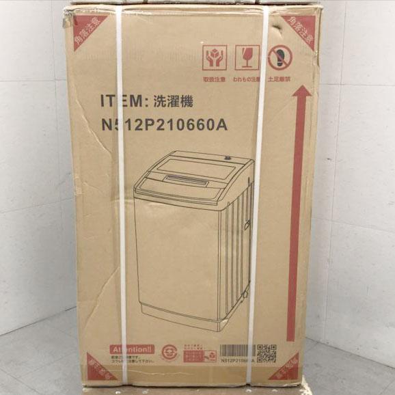 E3599YO ■0317 90日保証！【未使用品】縦型全自動洗濯機 洗濯8kg 上開き Donext N512P210660A 60Hz専用_2