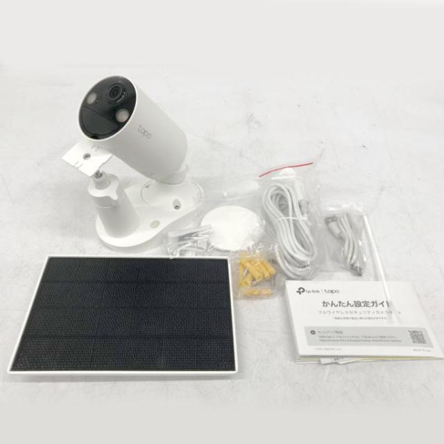E3676YO ◆0403【美品】防犯カメラ 屋外 ソーラー TP-Link Tapo C410 KIT/A 2K 300万画素 IP65