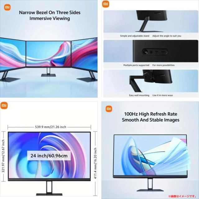 E3886YO ■0328【未使用品】ゲーミングモニター A24i 24インチ XIAOMI A24i 25年製_3