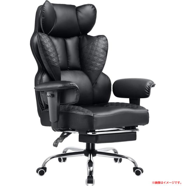 E3974YO ◆0407【アウトレット品】ゲーミングチェア オフィスチェア GTPLAYER GTR510-BLACK 椅子 イス