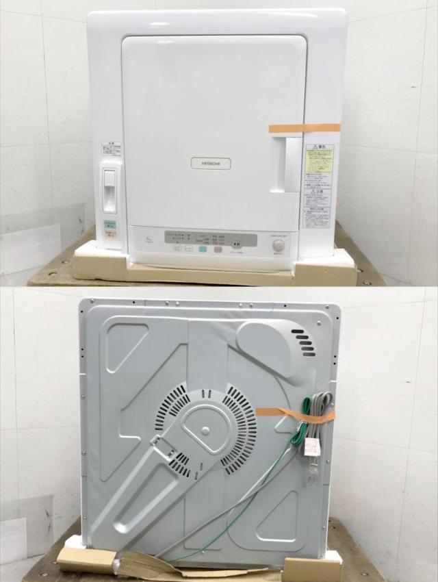 E4656YO ■0429【未使用・B品】衣類乾燥機 乾燥容量6.0kg 日立 DE-N60HV(W) 26年製 風乾燥_2