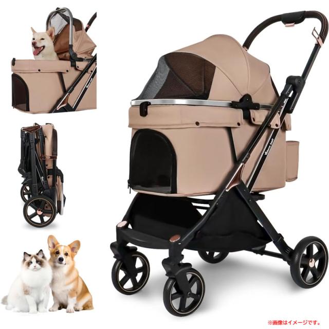 E4991YO ◆0610_3凹【アウトレット品】ペットカート バギー キャリー 犬 猫 Totoro ball C01  折りたたみ 耐荷重30Kg未使用