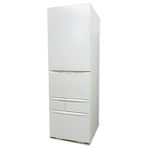 E5061YO ■0519【未使用品】冷凍冷蔵庫 411L 右開き 5ドア 東芝 GR-Y41GH(WU) 25年製 VEGETA(ベジータ)