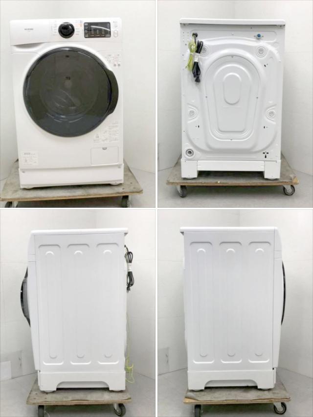 E5315NU 90日保証！【美品】ドラム式洗濯機 洗濯8kg 右開き アイリス FL81R-W 20年製 ※乾燥機能なし_3