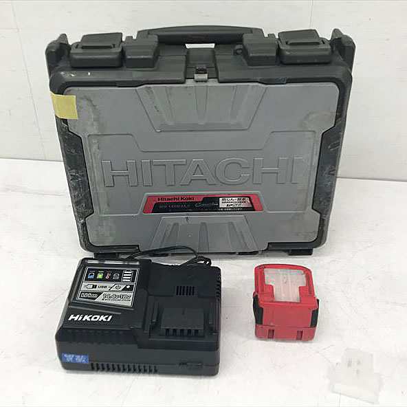 Q1556 送料無料！値下げ！オーバーホール済み【中古品】14.4V インパクトドライバー 日立工機 WH14DBAL2 充電工具 締付【中古】