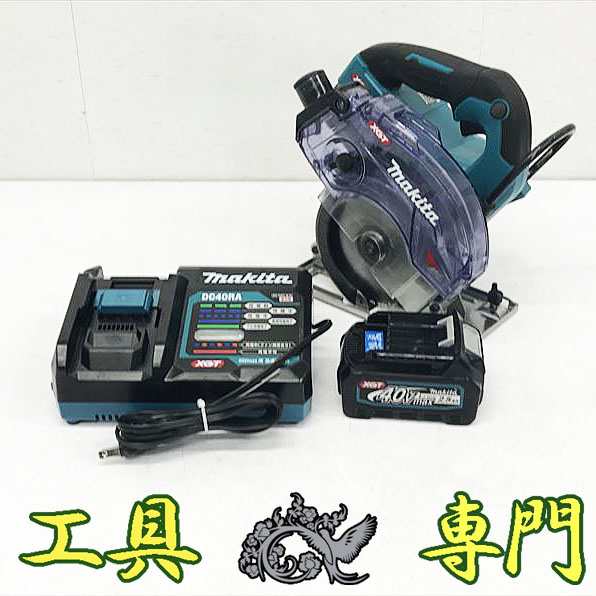 Q7281 送料無料！【美品】40V125mmチップソーカッター マキタ CS003G 充電回数16/112回