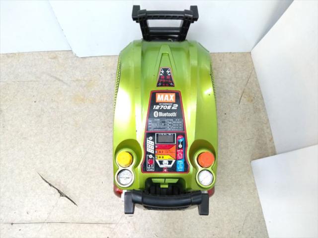 Q9029 送料無料！オーバーホール済45気圧11Lコンプレッサ MAX AK-HL1270E2 エア工具 コンプ S2342 送料無料！オーバーホール済！3ヶ月保証！美品45気圧 11L