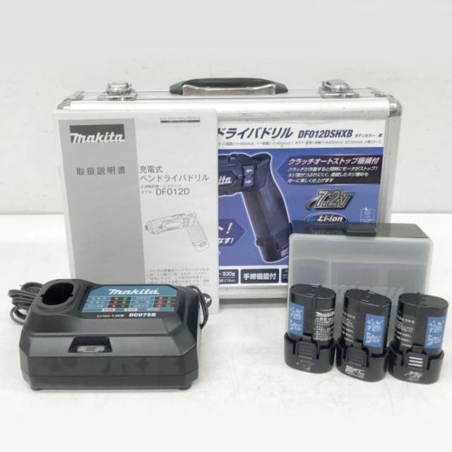 S3073 送料無料！【中古品】7.2V 充電式ペンドライバドリル マキタ DF012DSHX