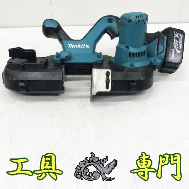 S4958 送料無料！【中古品】18V 充電式ポータブルバンドソー マキタ PB181D 充電回数144回