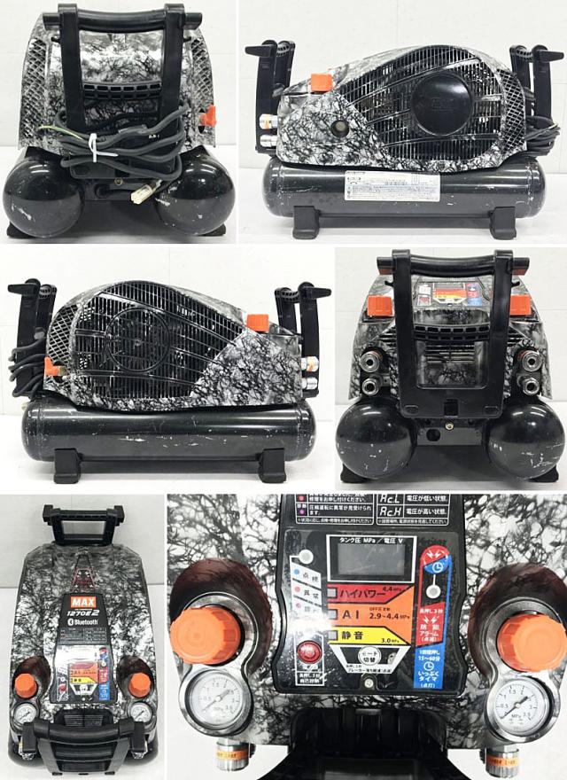 S5914 送料無料！【中古品】45気圧11Lコンプレッサー MAX AK-HH1270E2