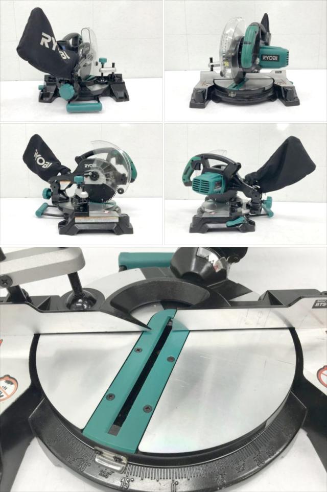 S6835 送料無料！【美品】18V 190mm 充電式卓上丸ノコ リョービ BTS-180