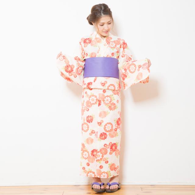 夏の浴衣 カジュアル浴衣 3点セット 浴衣 付け帯 下駄おまかせの通販はau Wowma 大人女子向けネットショップsteady ステディ