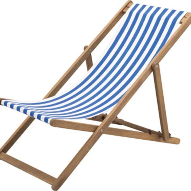 デッキチェア W60.5×D100-112×H73-88×SH32-38 NX-522