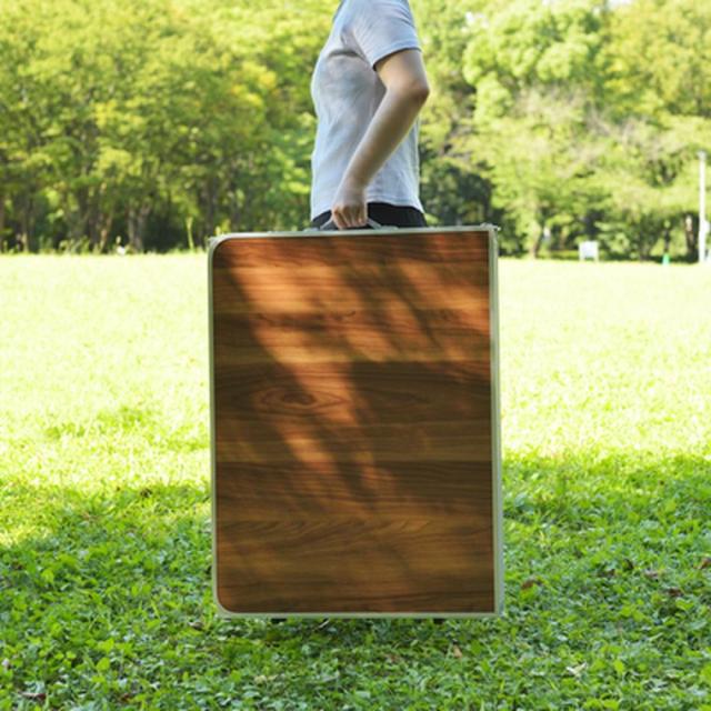 フォールディングテーブル ワイド D80 W180×D80×H54/62/70 ODL-558 フォールディングテーブル アウトドアテーブル ワイドテーブル 折りたたみテーブル テーブル 横幅180cm 高さ調節 3段階調節 収納 キャンプ BBQ アウトドア 軽量 コンパクト