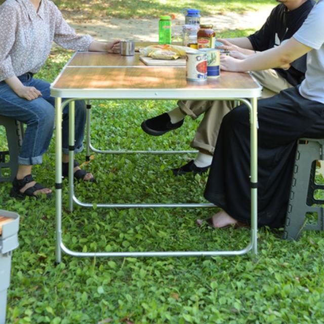 フォールディングテーブル ワイド D80 W180×D80×H54/62/70 ODL-558 フォールディングテーブル アウトドアテーブル ワイドテーブル 折りたたみテーブル テーブル 横幅180cm 高さ調節 3段階調節 収納 キャンプ BBQ アウトドア 軽量 コンパクト