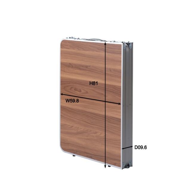 フォールディングテーブル ワイド D80 W180×D80×H54/62/70 ODL-558 フォールディングテーブル アウトドアテーブル ワイドテーブル 折りたたみテーブル テーブル 横幅180cm 高さ調節 3段階調節 収納 キャンプ BBQ アウトドア 軽量 コンパクト